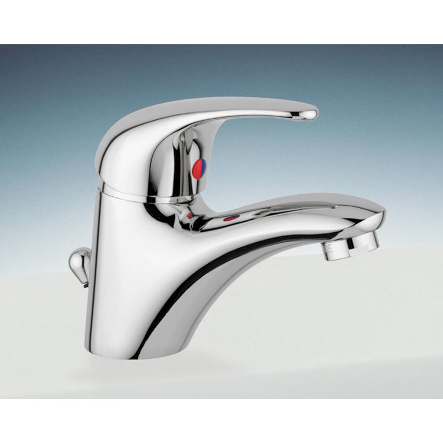 Wastafelmengkraan NETTUNO DUE chroom met waste-inrichting