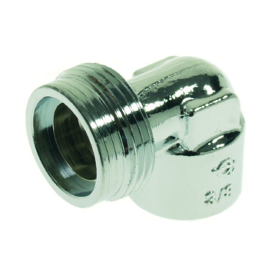 Haakse comfooraansluiting met keur binnendraad 1/2" x M24