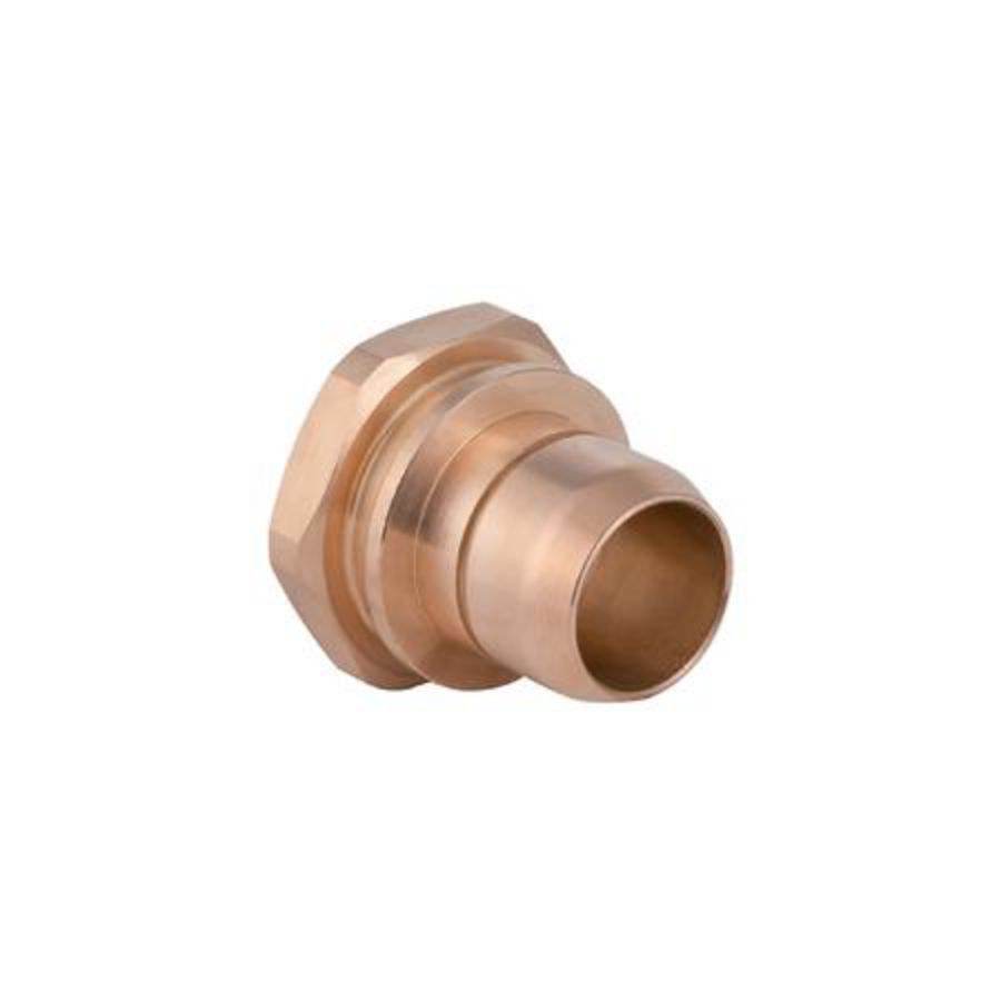 Verdeler aansluiting BI brons 3/4"bn.dr. PUSHFIT