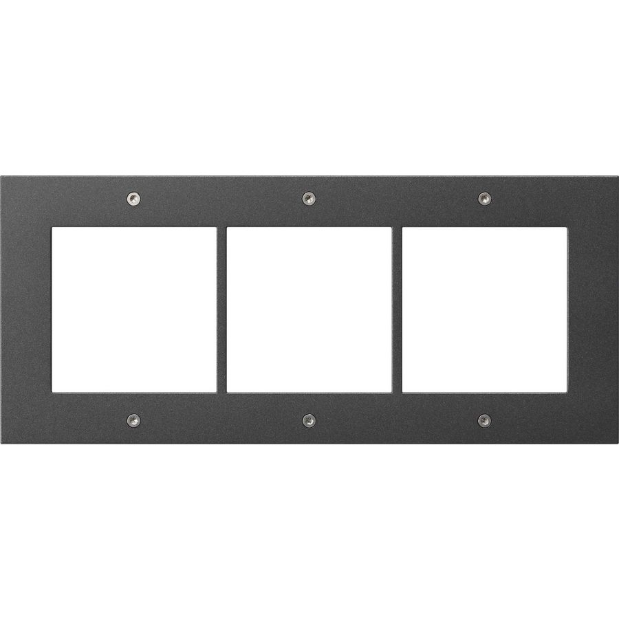 DesignAfdekraam 3-voudig deurstation OB Gira TX_44 antraciet