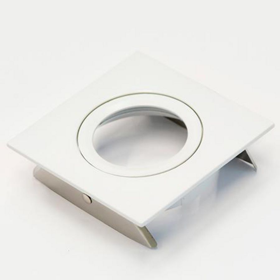 Downlight ring vierkant 87(76)mm puur w kantelbaar 42180169