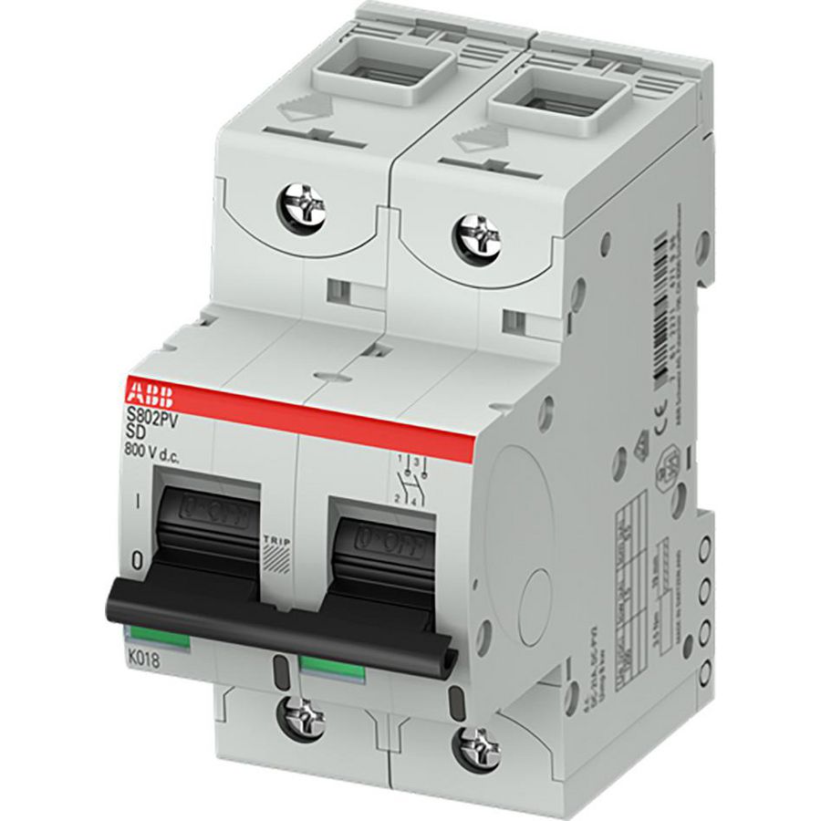 Automaat S800PV 2PV-SD125 5kA Fotovoltaisch