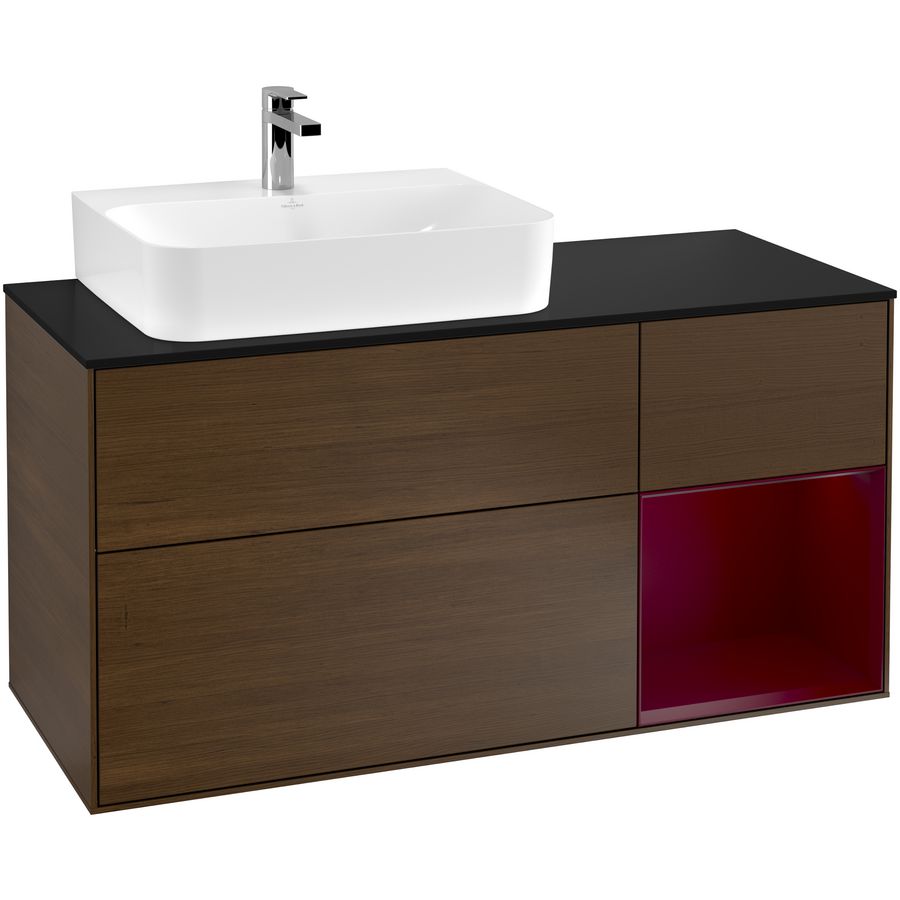Wastafelonderkast Finion 1200x603x501mm W.Veneer G152HBGN