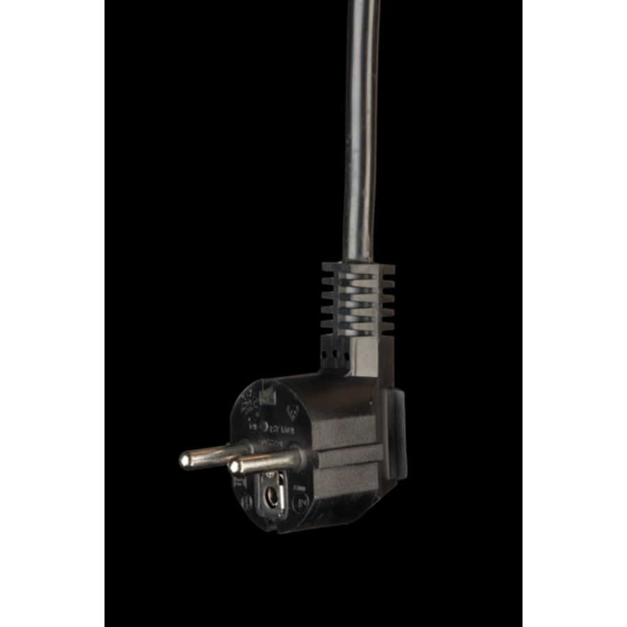 Netsnoer 3-polig 1,5mm² 100cm female wit Eca (AC166 NLCGB/315 100)