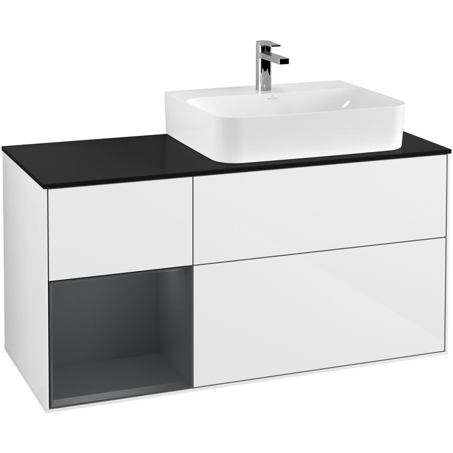 Wastafelonderkast Finion 1200x603x501mm G.White.L G142HGGF