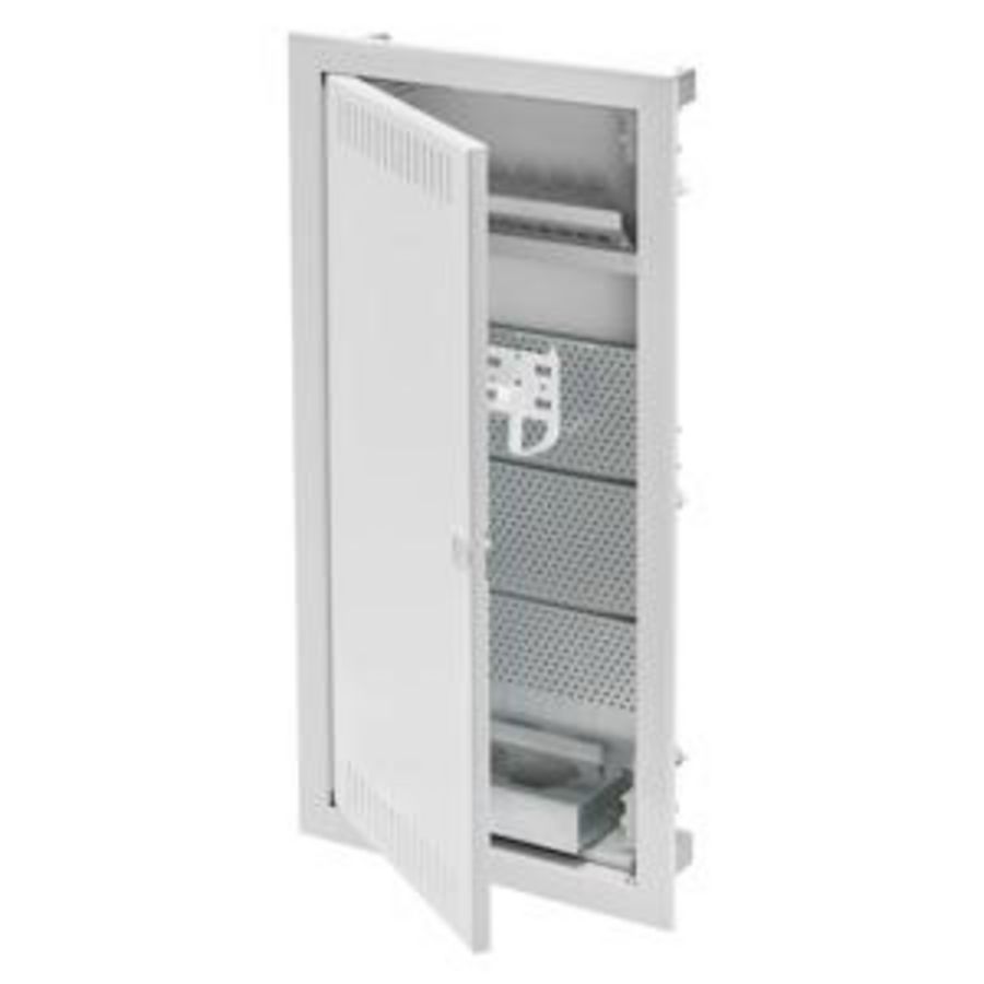 MULTIMEDIAKAST METSELWERKMUREN 48 MODULE METALEN DEUR