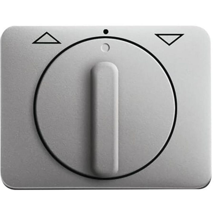 Centraalplaat v inb jaloezieschakelaar greep draai titanium (1740 DR-266)