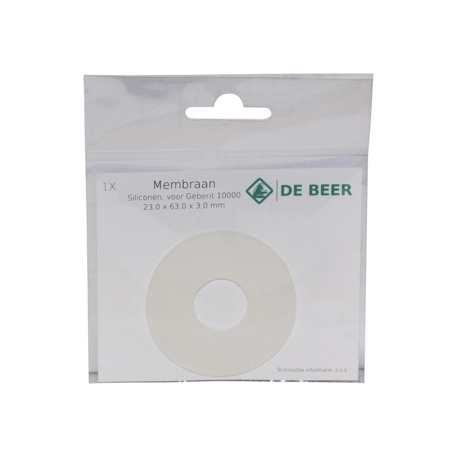 Membraan 20 5x58x3mm 40° shore 115x130mm VVE=10