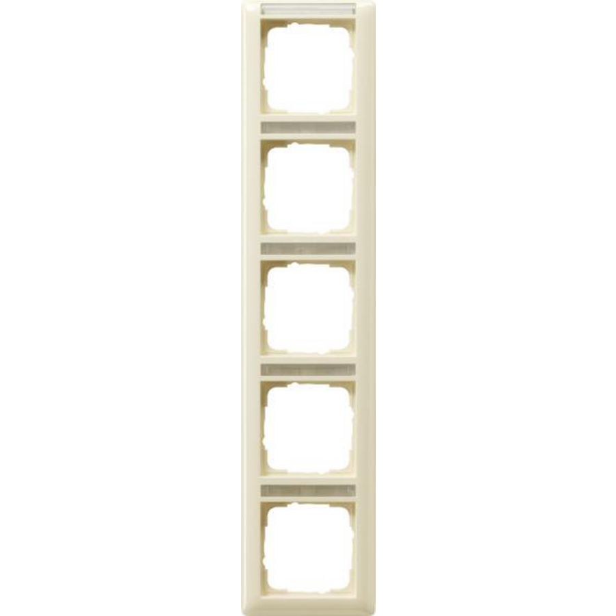 Afdekraam 5-voudig verticaal TK System 55 creme wit