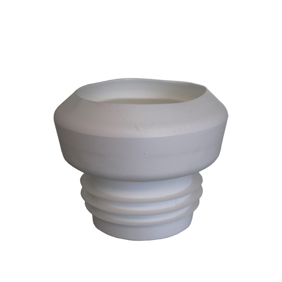 WC-Afvoermanchet recht kort 90 Wit 90mm hoog VVE=70