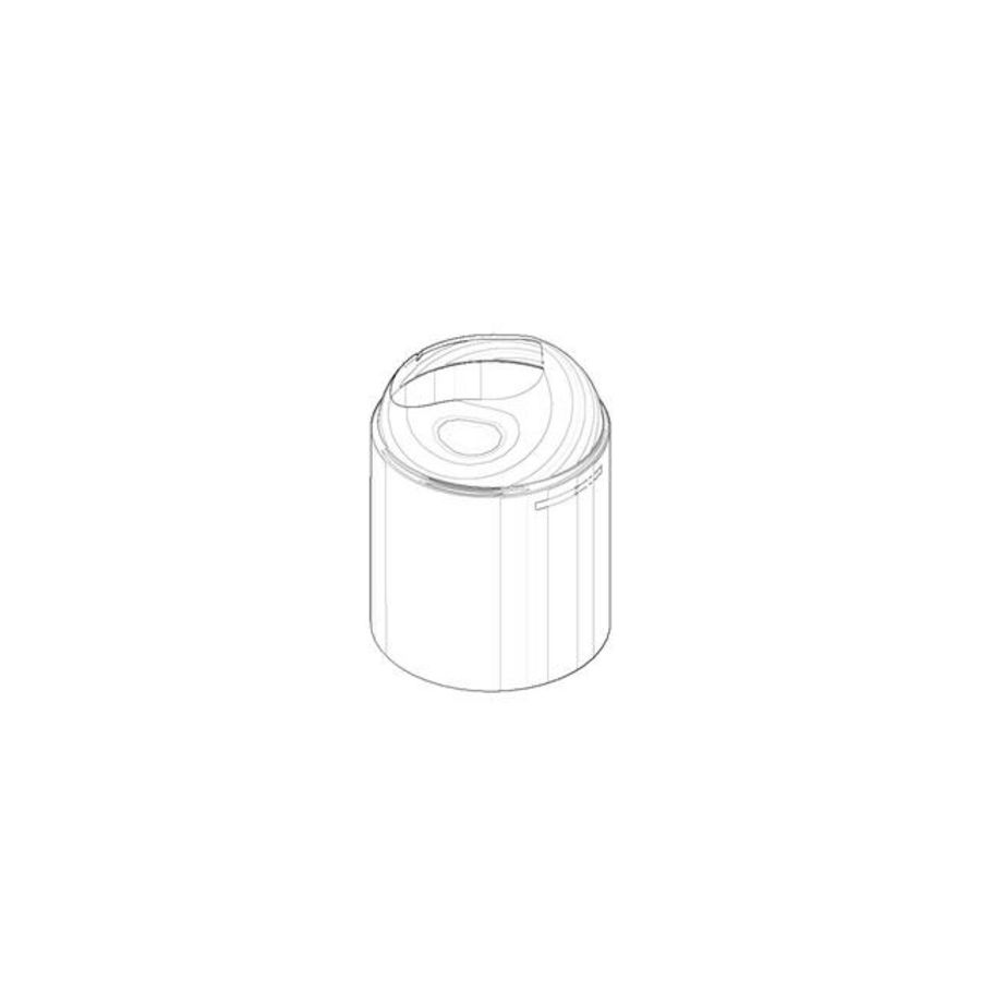 Kapje 41x53mm Platina 091102289-08