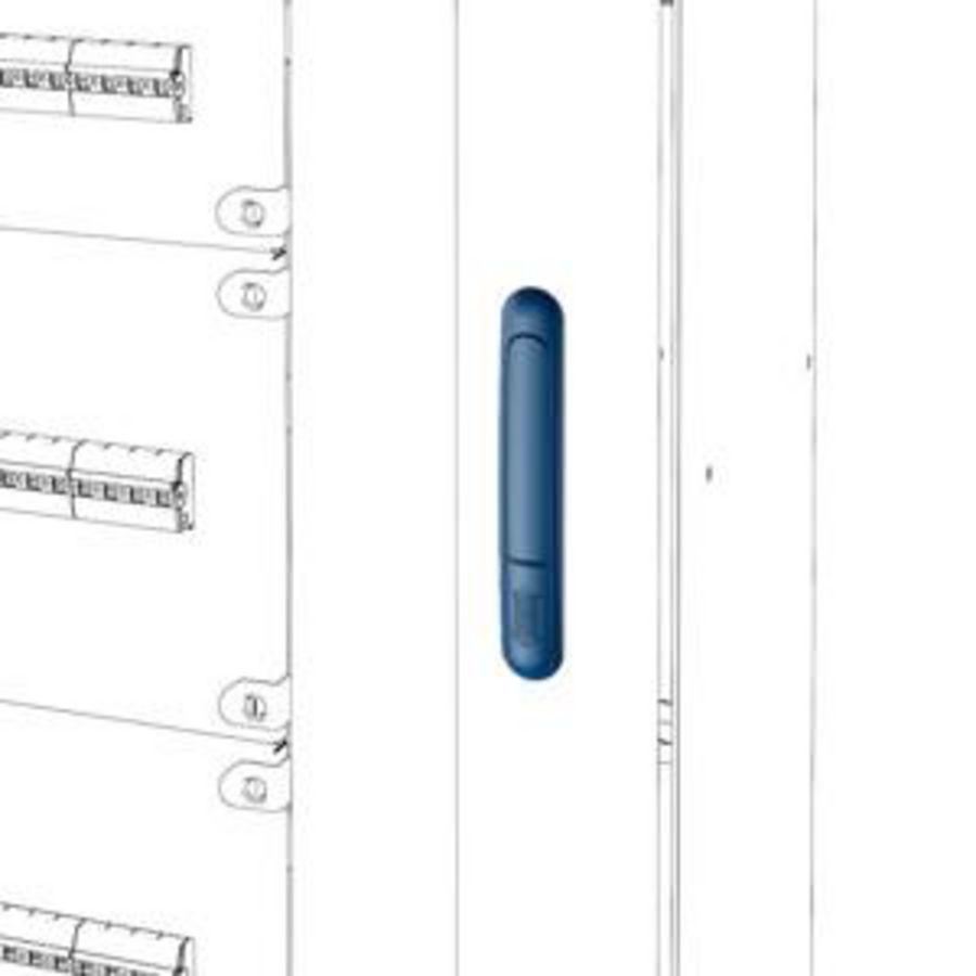 RESERVESLOT-QDX 630 L-VOOR VERDEKTE EN GLAZEN DEUREN
