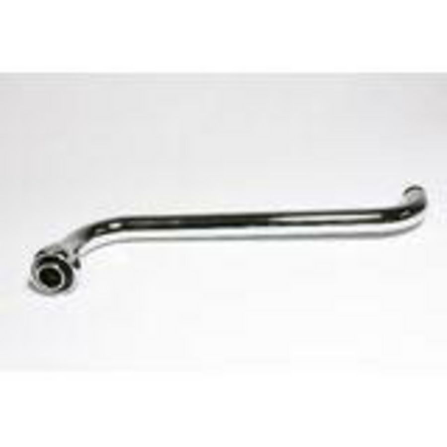 Onderuitloop 1/2 sprong 200mm chroom