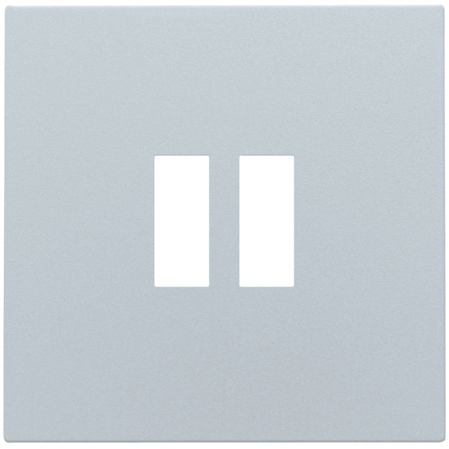 Afwerkingsset dubbele USB-A-lader sterling