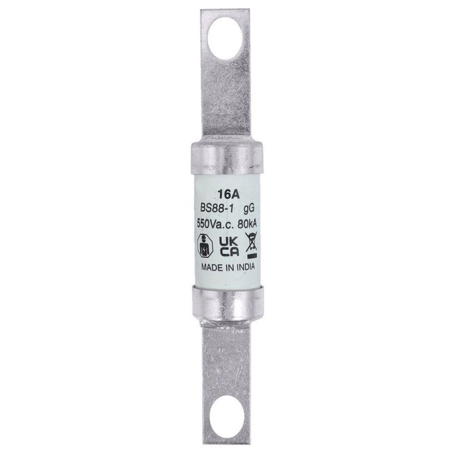 Zekering laagspanning 16A AC 550V 21x129mm gL/gG BS VVE=20