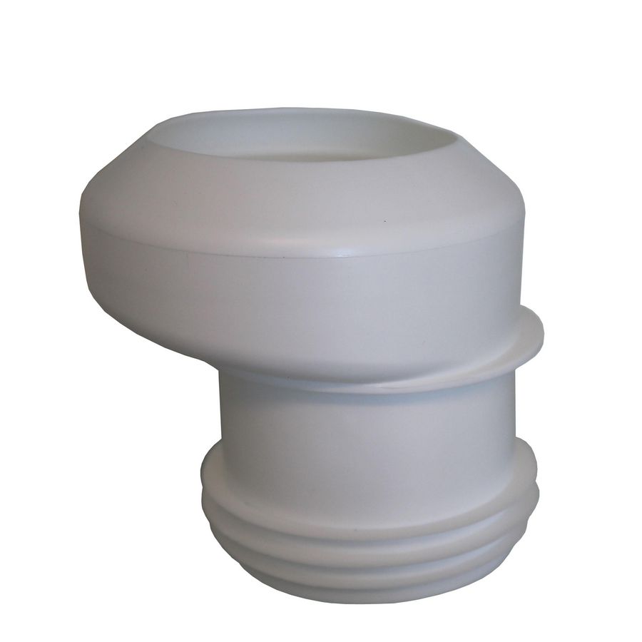 Closetafvoermanchet excentrisch sprong 40mm 100xH140mm wit