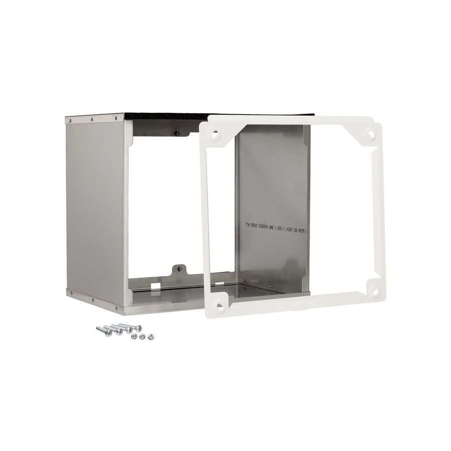 Verlengset 150mm voor muurdikte 350-400mm RVS