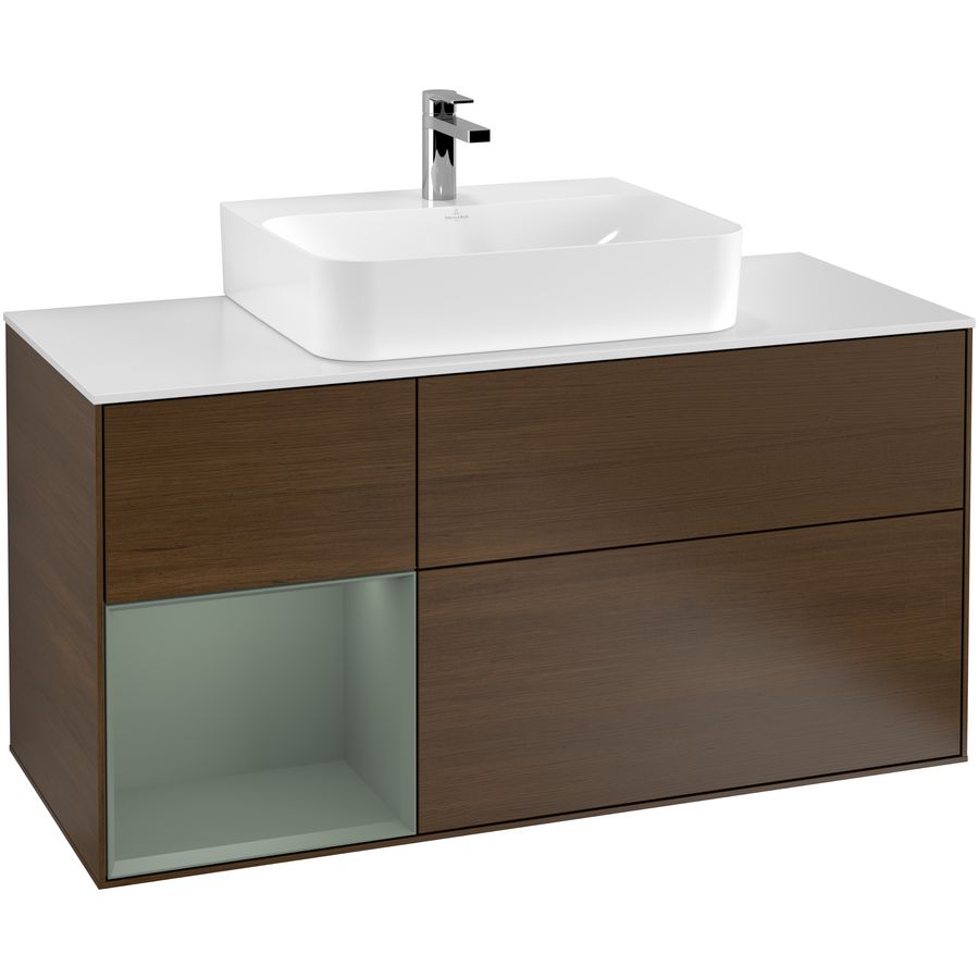 Wastafelonderkast Finion 1200x603x501mm W.Veneer G161GMGN