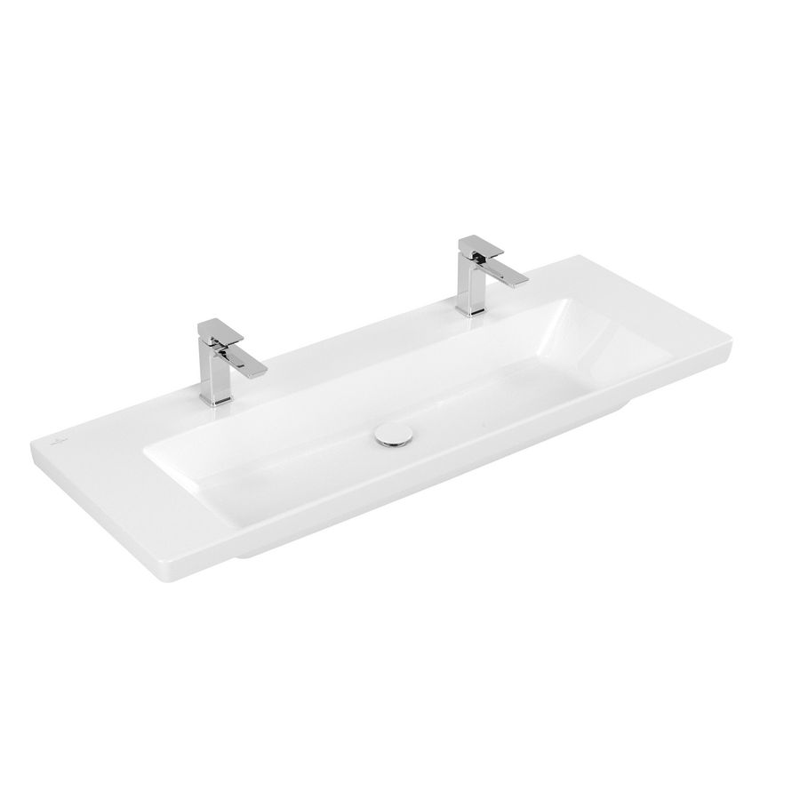 Meubelwastafel Subway 3.0 1300x470mm Wit Alpin CP 4A70D1R1
