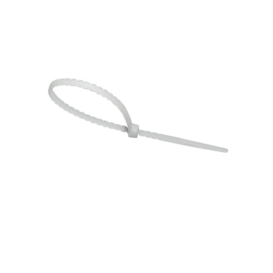 Zak a 100st. Duo tie bundelband twist to break 150x2.8mm Wit