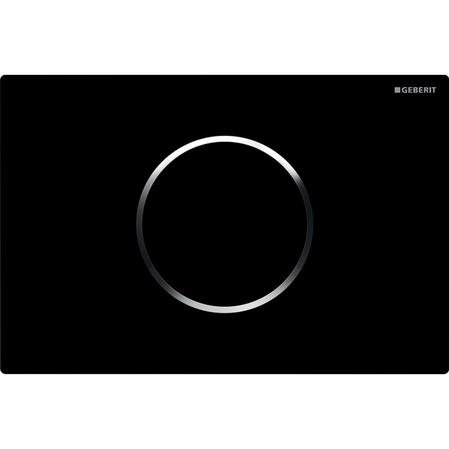 Bedieningsplaat Sigma10 ROUND tbv reservoir 12cm Infrarood 230V zwart/chroom excl. trafo 12V