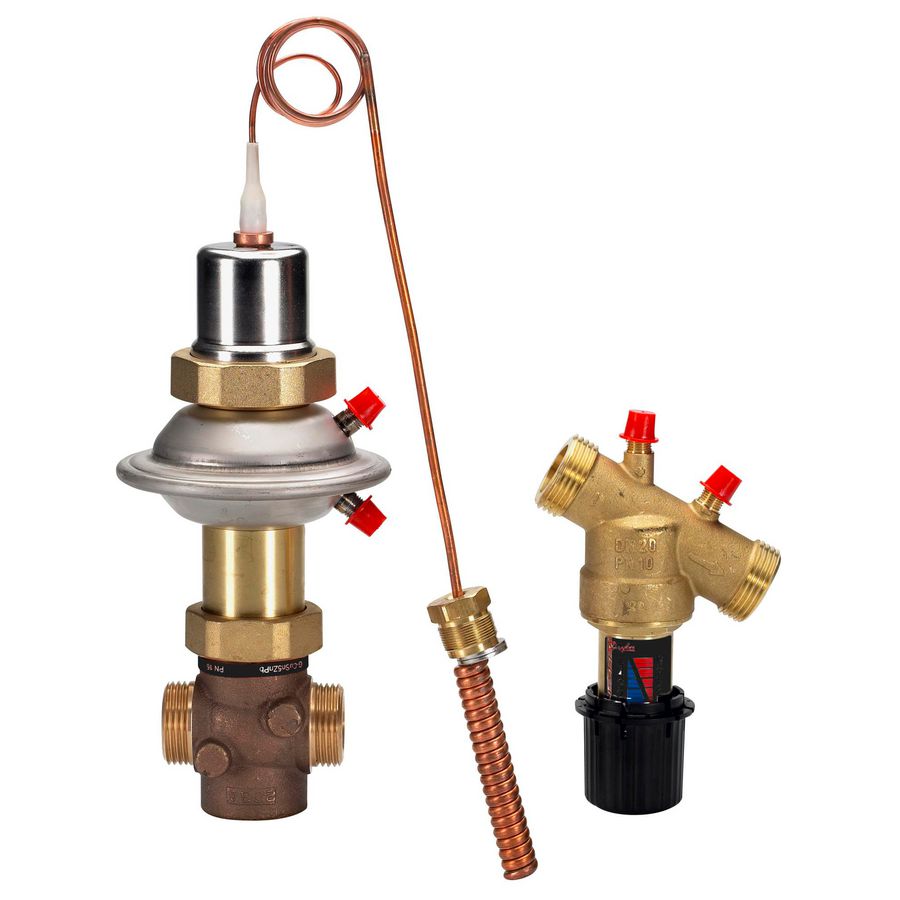 Temperatuurregelaar AVTQ PN16 20/3,2 35C schroefdraad retour