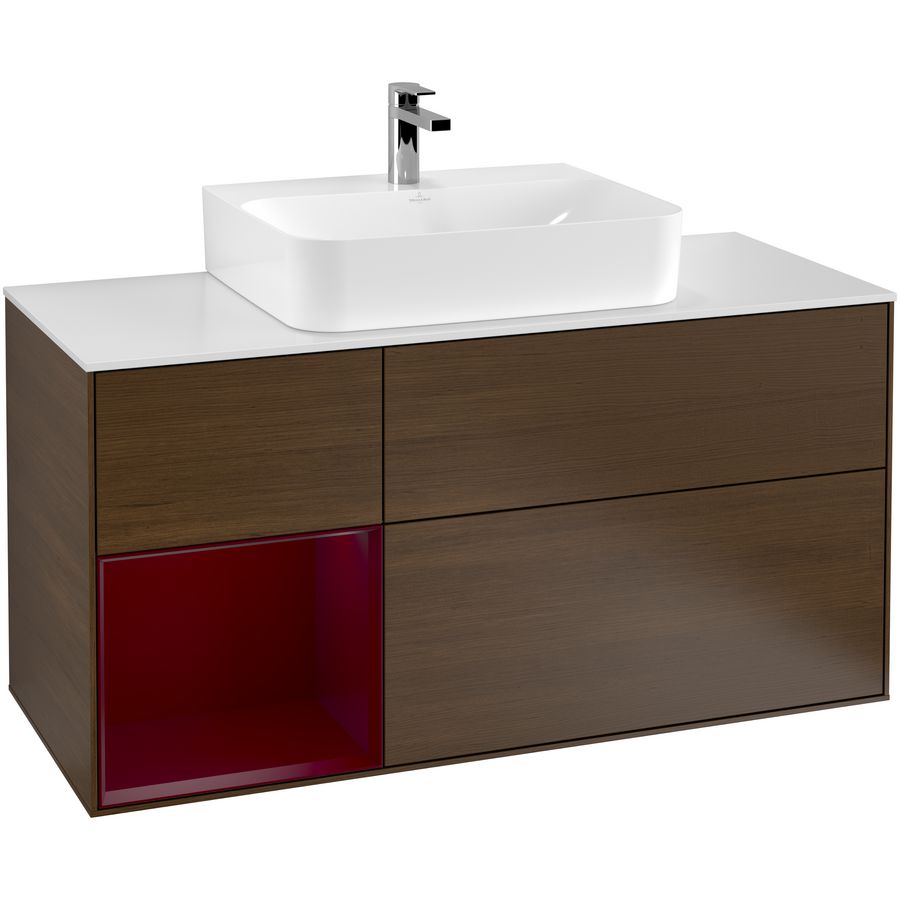 Wastafelonderkast Finion 1200x603x501mm W.Veneer G161HBGN