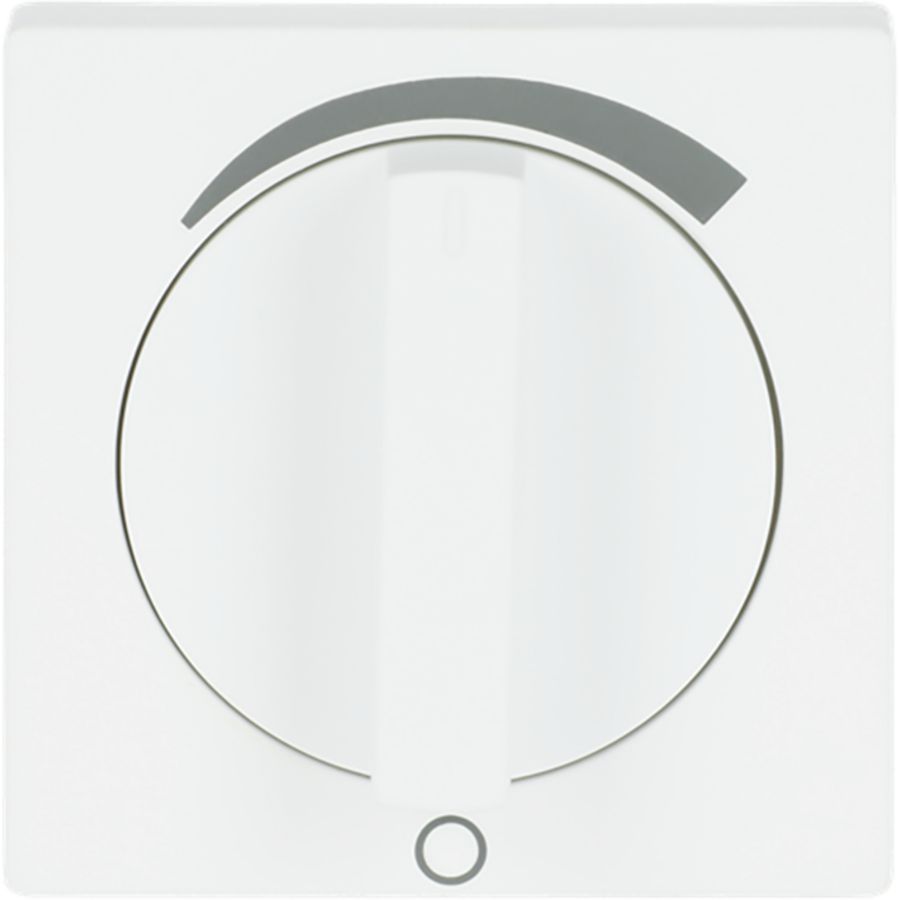 Centraalplaat v inbouw draaigreep volume f-matwit (1740 DR/03-884)