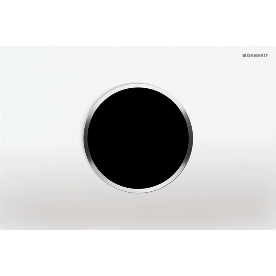 Bedieningsplaat Sigma10 ROUND tbv reservoir 12cm Infrarood 230V wit/chroom excl. trafo 12V