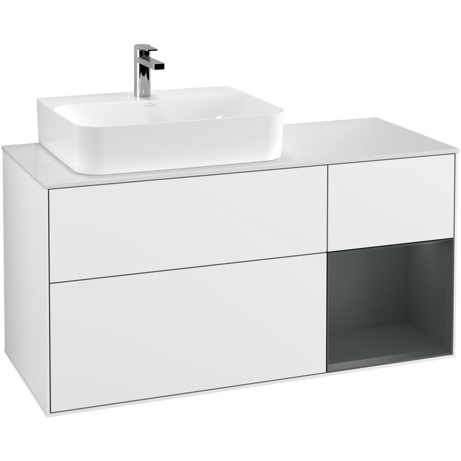 Wastafelonderkast Finion 1200x603x501mm G.White.L G151HGGF