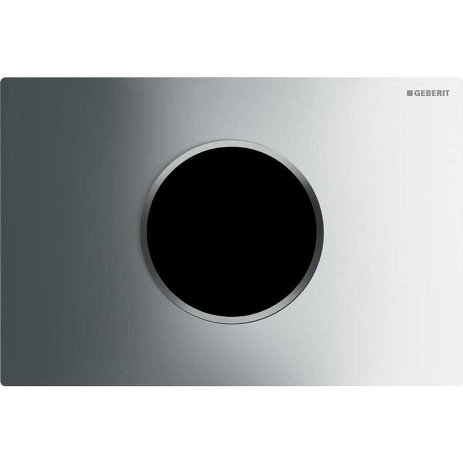 Bedieningsplaat Sigma10 ROUND tbv reservoir 12cm Infrarood 230V mat chroom excl. trafo 12V