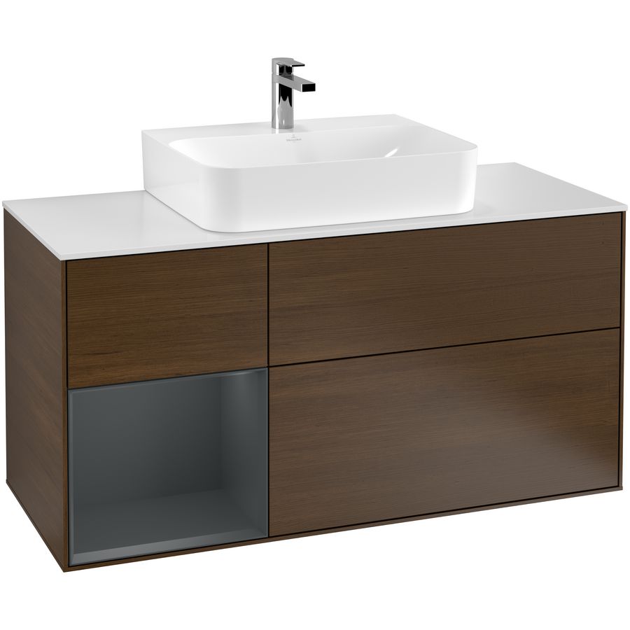 Wastafelonderkast Finion 1200x603x501mm W.Veneer G161HGGN