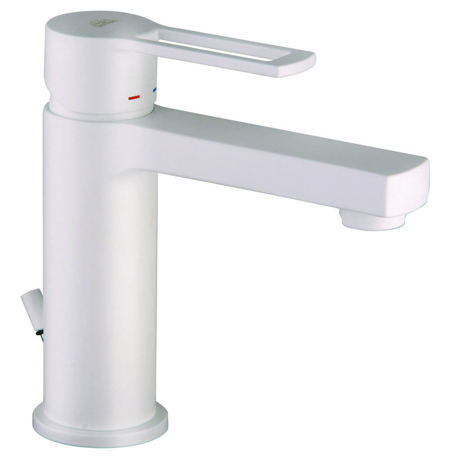 Wastafelmengkraan RINGO 1-hendel sprong 120mm met waste-inrichting chroom