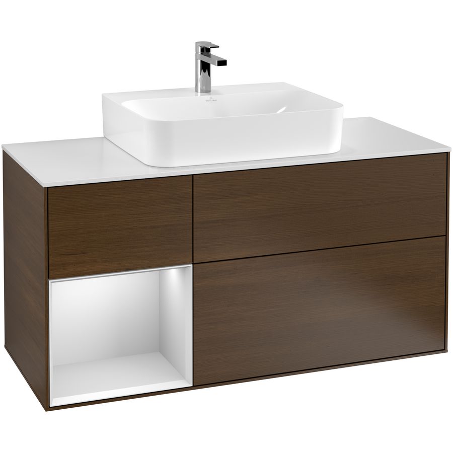 Wastafelonderkast Finion 1200x603x501mm W.Veneer G161MTGN