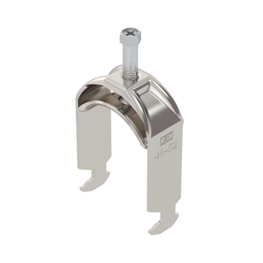 Beugelklem 2056 46-52mm rvs A2 1.4301 blank VVE=25 1186149