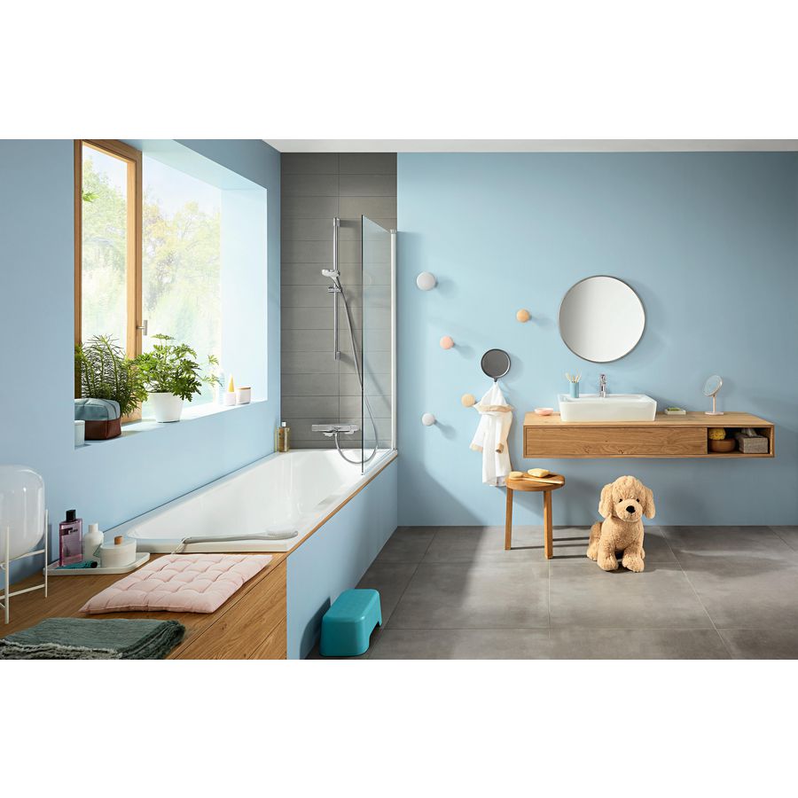 Ecostat E badthermostaat opbouw chroom