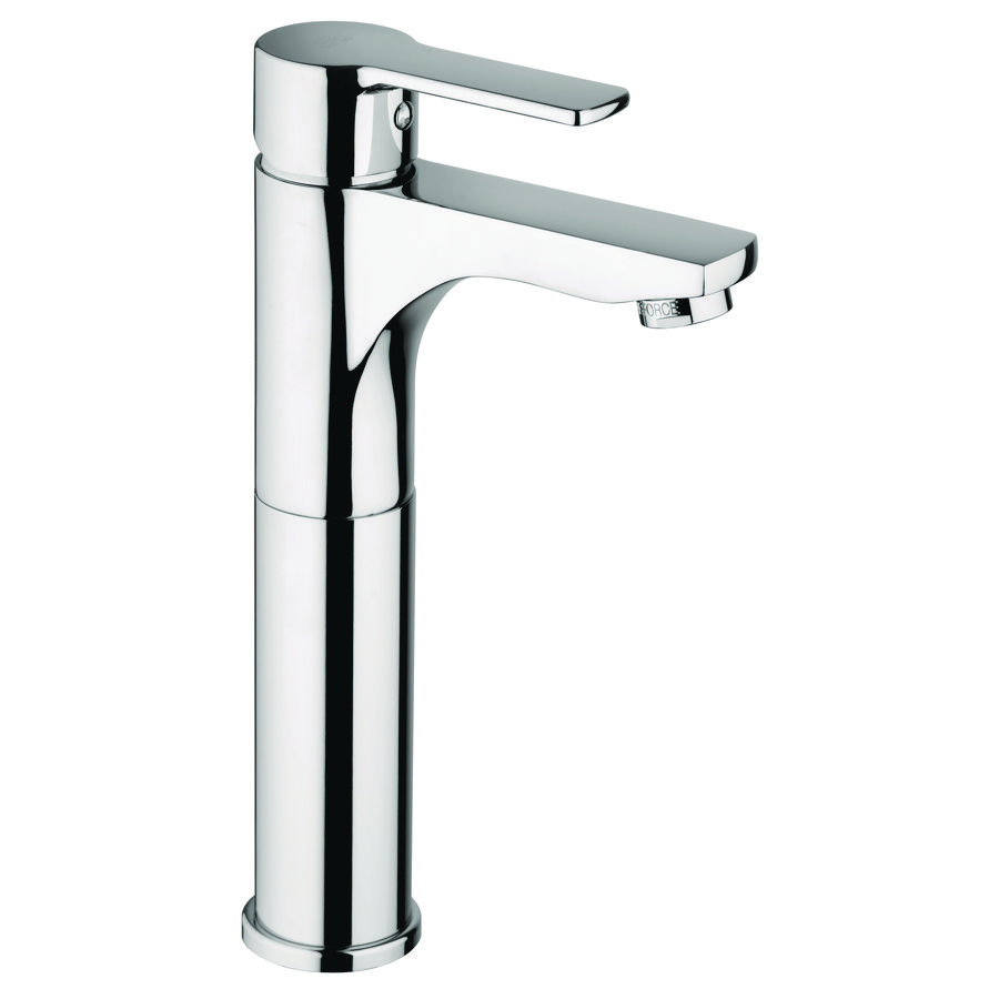 Wastafelmengkraan 1-hendel RED highriser H=202mm sprong 107mm chroom