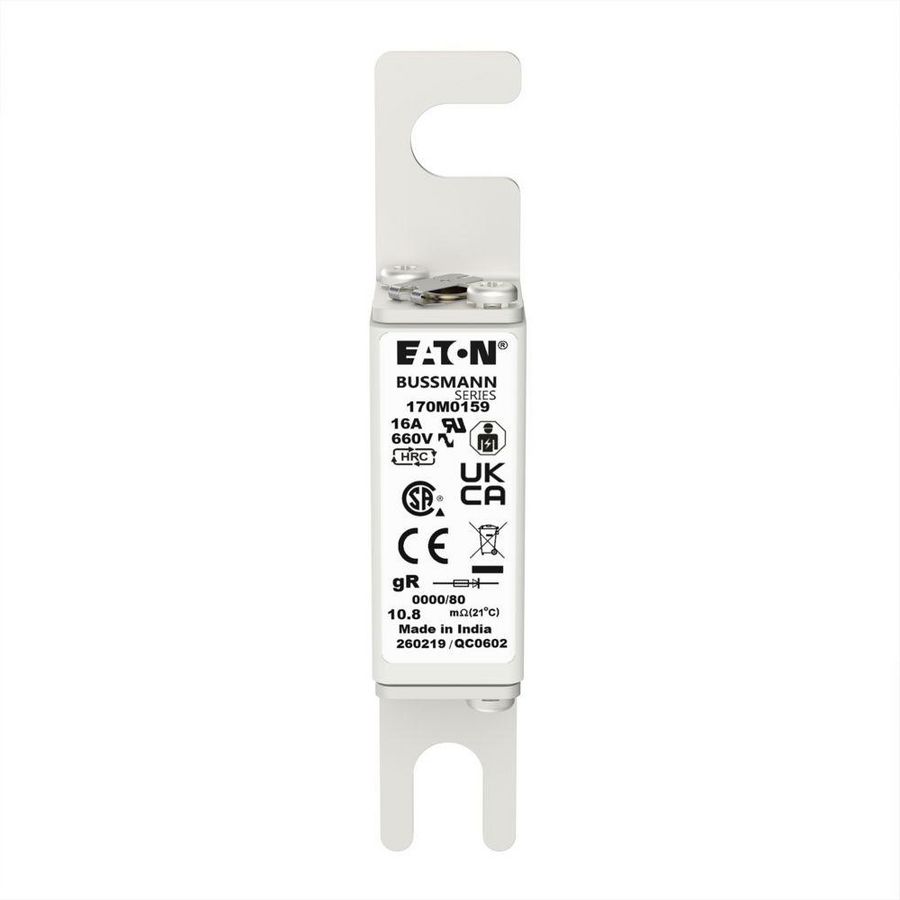 Zekering hoge snelheid 16A AC 660V 200kA 0000 18x19x VVE=10