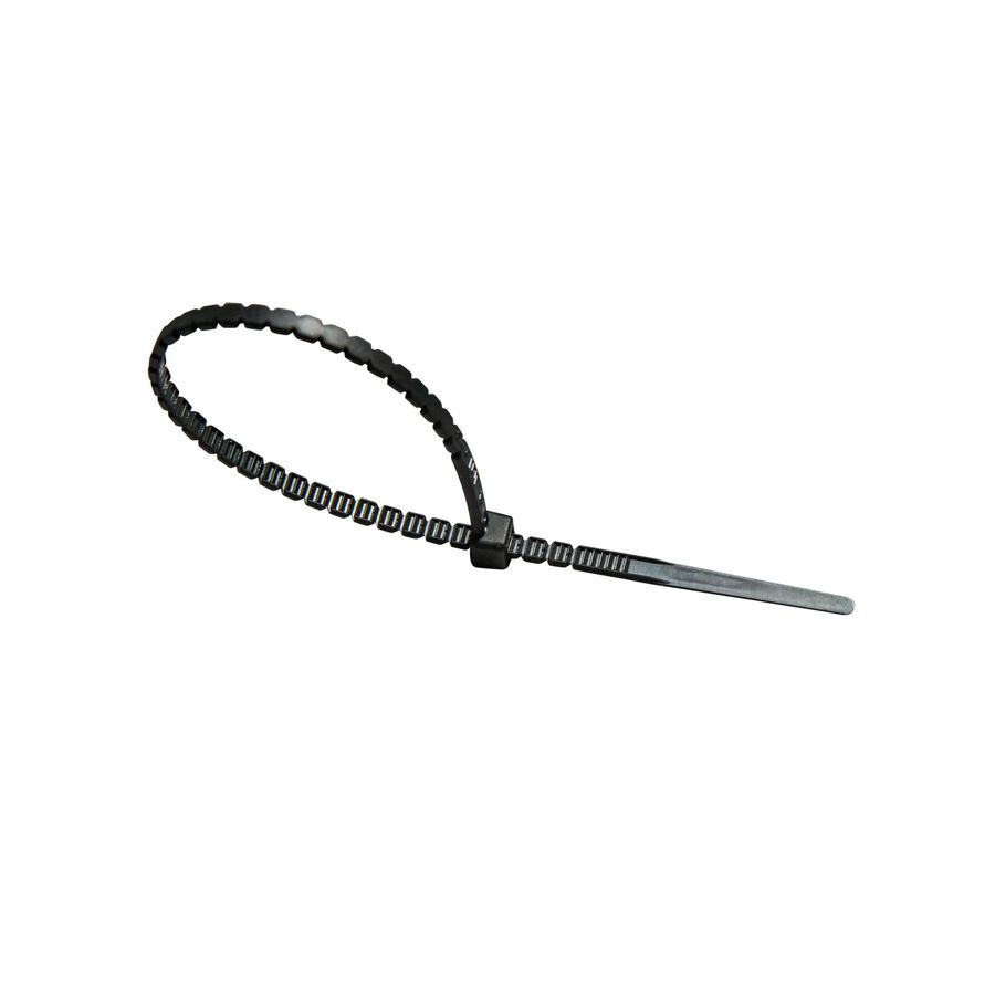 Zak a 100st. Duo tie bundelband twist to break 300x4,6mm zwart UV-bestendig