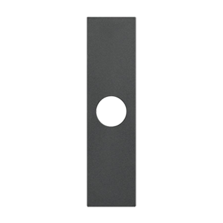 Sierplaat TV contactdoos zwart 1 module LivingNow