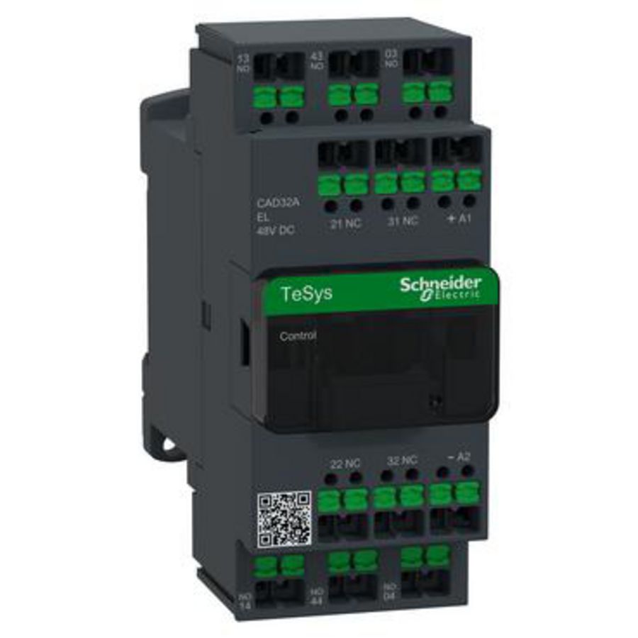Hulpcontactor TeSys Deca 3NO 2NC 48V DC laag verb. snap-i