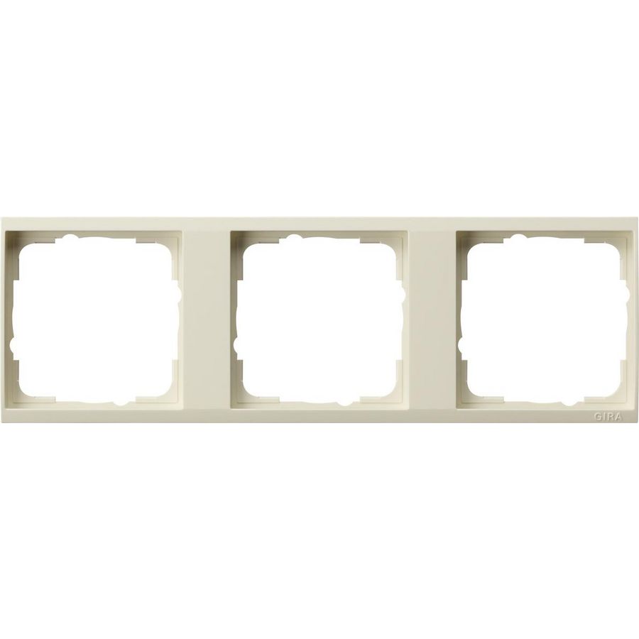 Tussenr. 3-voudig Gira Event Clear creme wit