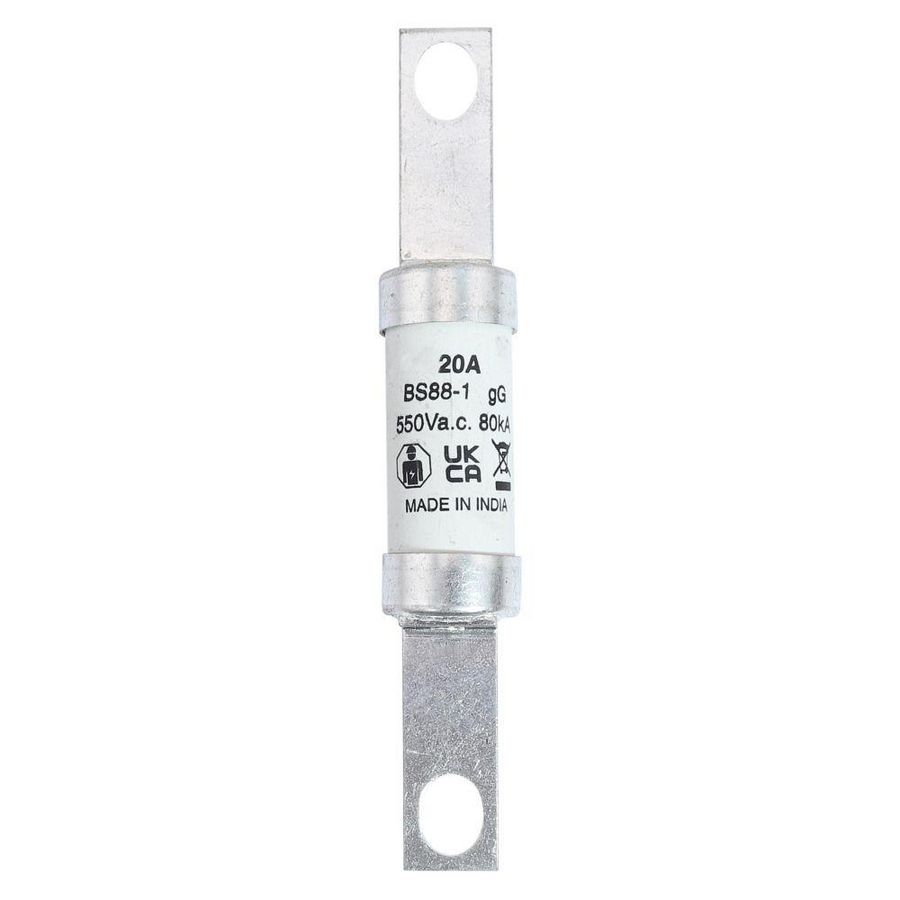 Zekering laagspanning 20A AC 550V 21x129mm gL/gG BS VVE=20