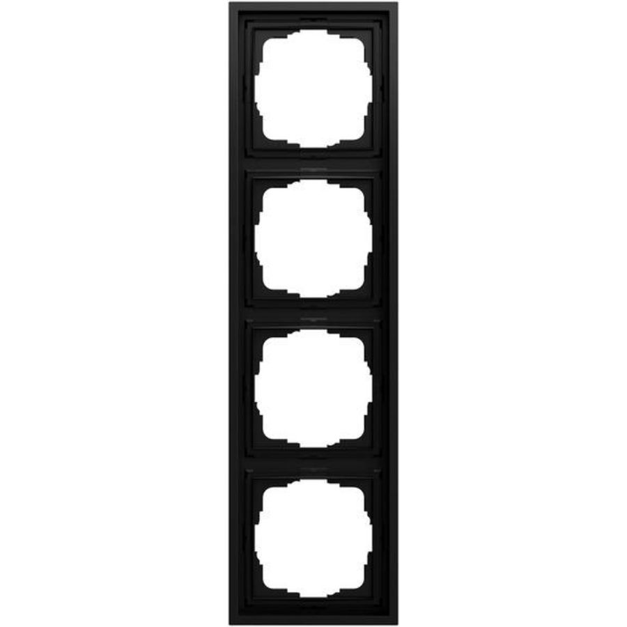 Afdekraam 4-voudig Gira F300 zwart m(gel.)