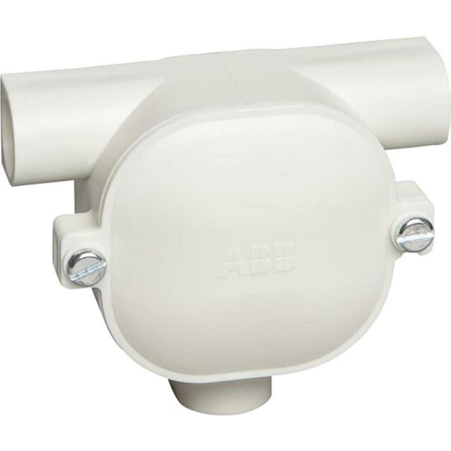 Lasdoos rond T-doos 3x16mm deksel recycled kunststof VVE=100