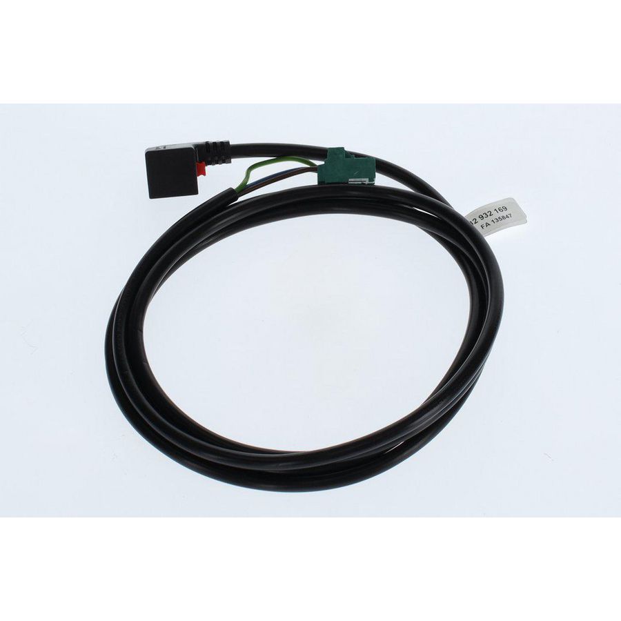 Kabel Para connector groen 2.0m