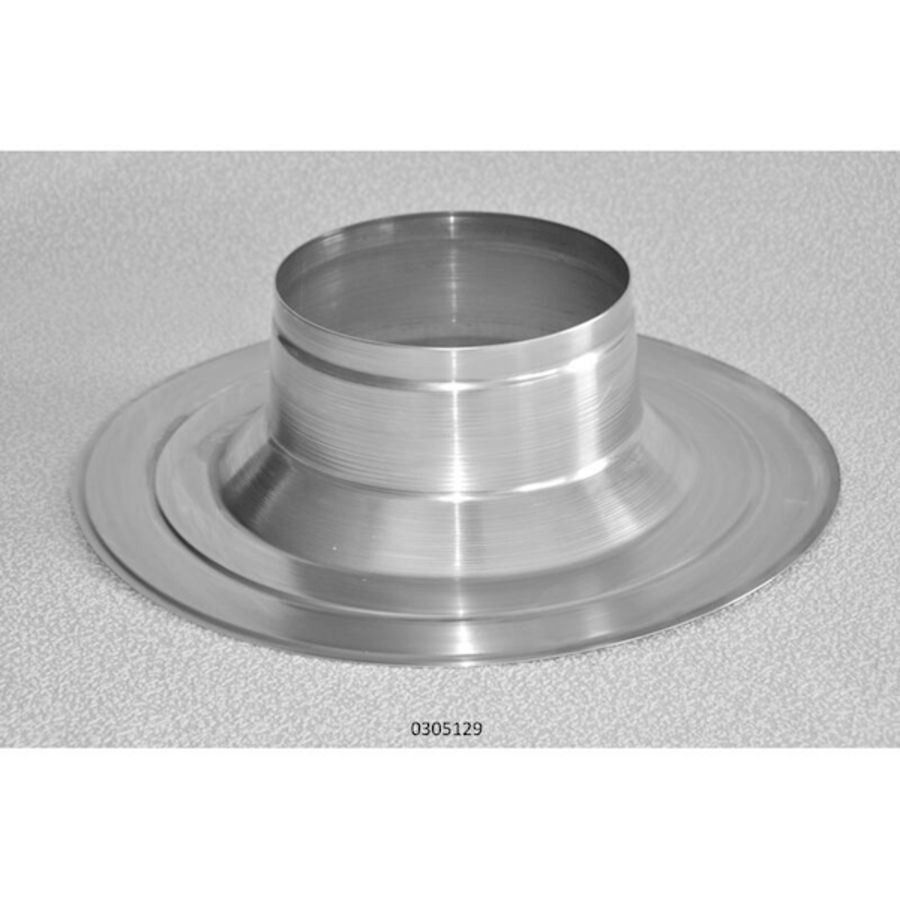 Plakplaat aluminium platdak diameter 198mm