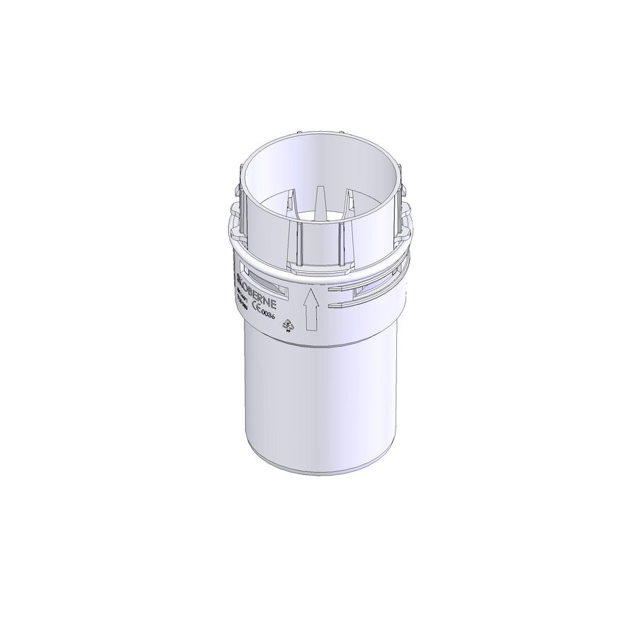 Adapter flex diameter 60 v.schachtbocht d-p