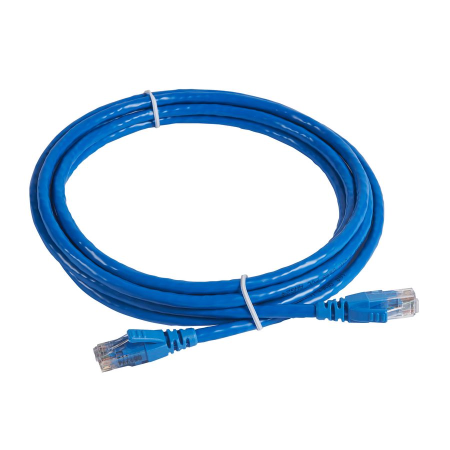 Patchkabel RJ45 Cat. C6 U/UTP blauw 3m. VVE=5