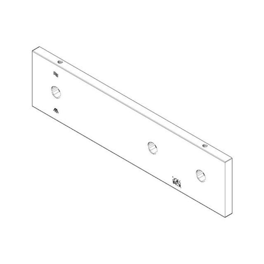 Rozet symbolen/staand DB logo 240x60x9mm chr